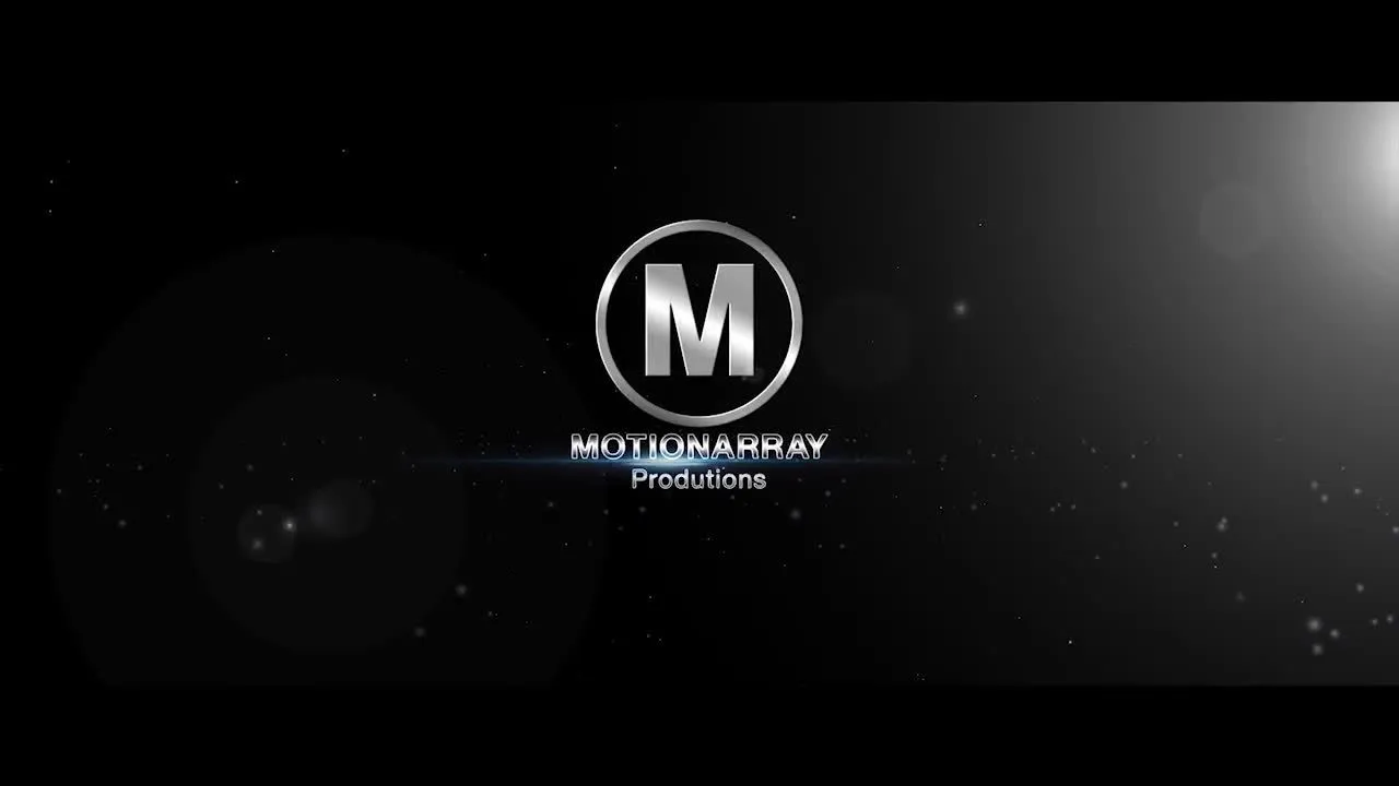 黑暗光晕粒子动态logo展示像素设计精选AE模板