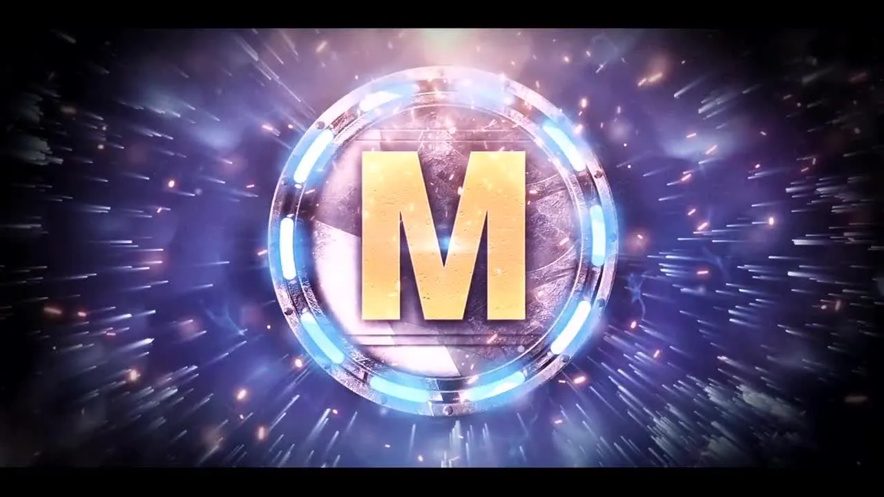 充满活力的超现代金属齿轮Logo标志像素设计精选AE模板