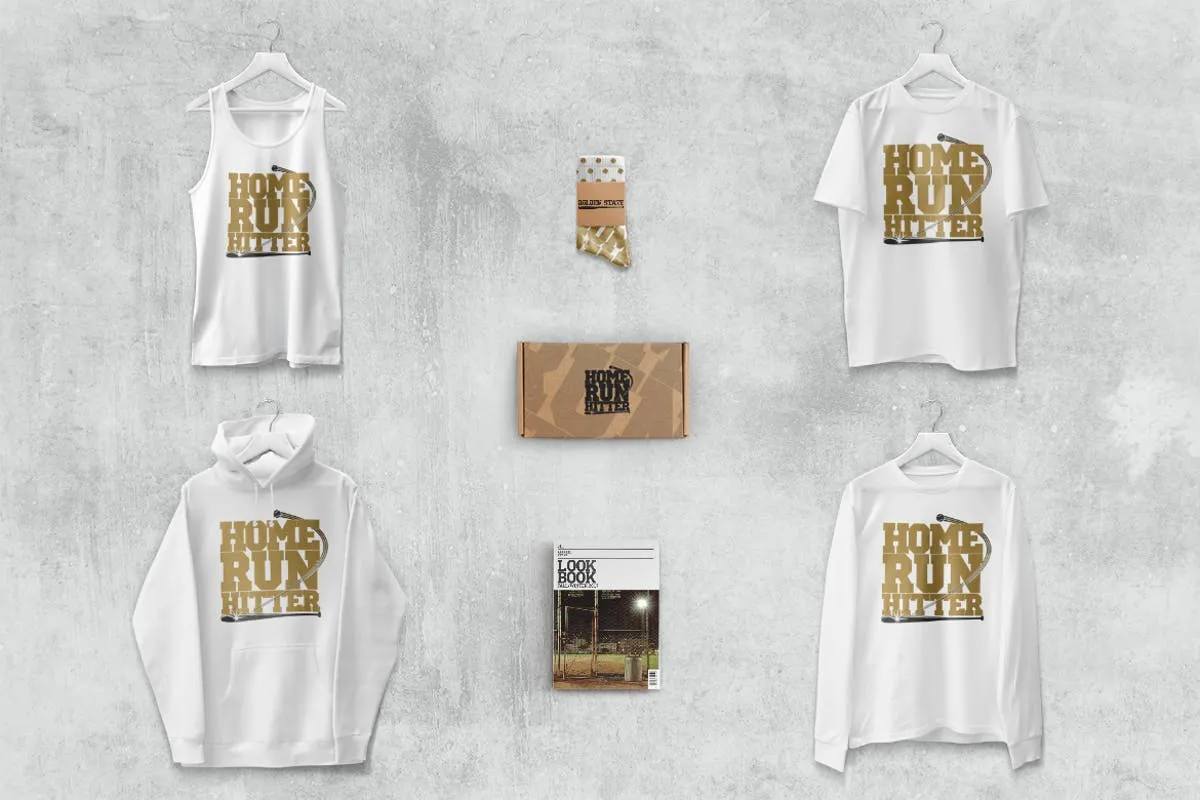 印花T恤/长袖/连帽衫样机套装 Tank T-shirt Long Sleeve Hoodie Mockup