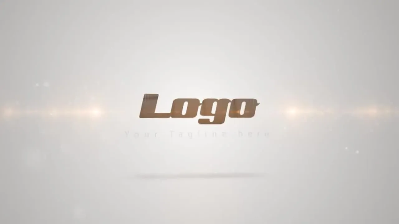 优雅电影徽标显示像素设计精选AE模板