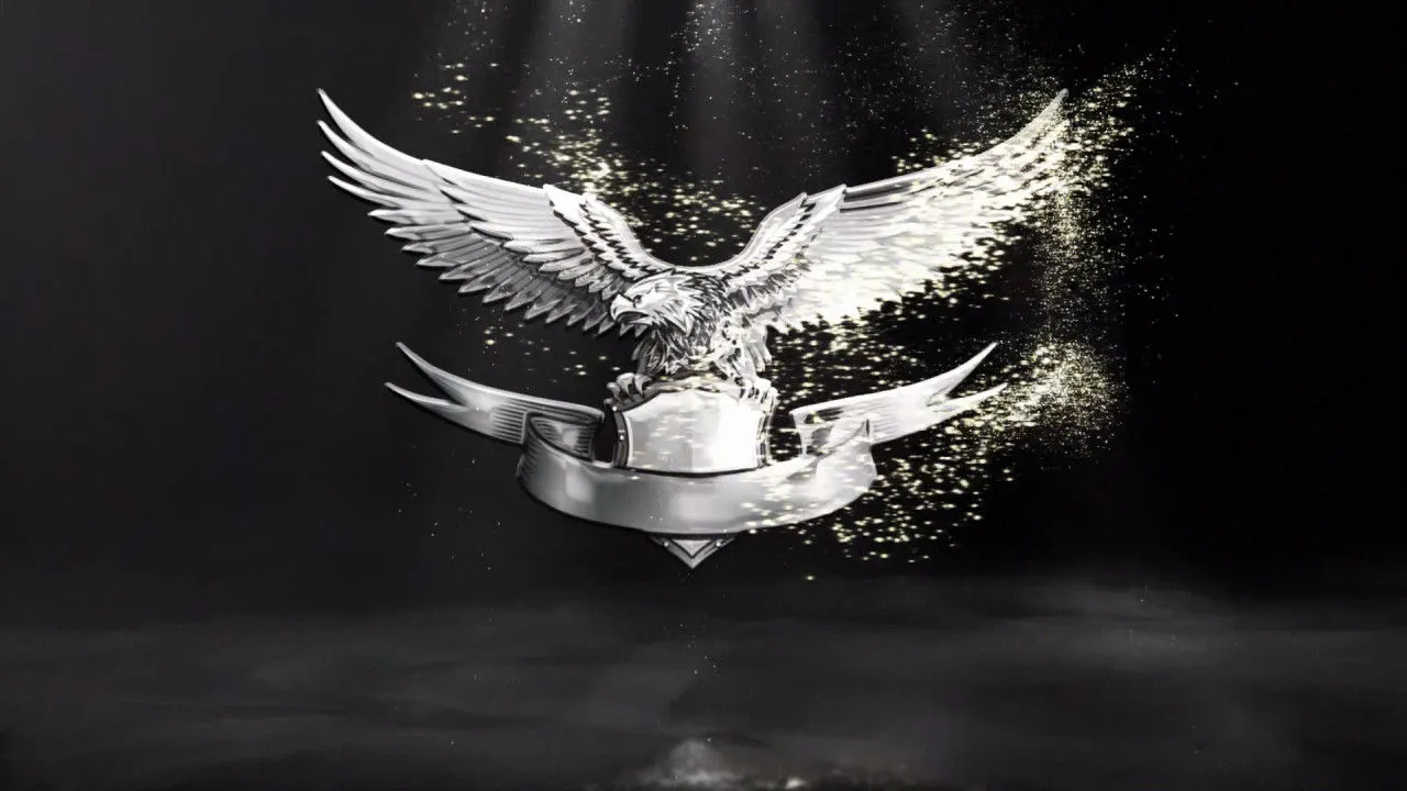 快速散落粒子logo展示像素设计精选AE模板