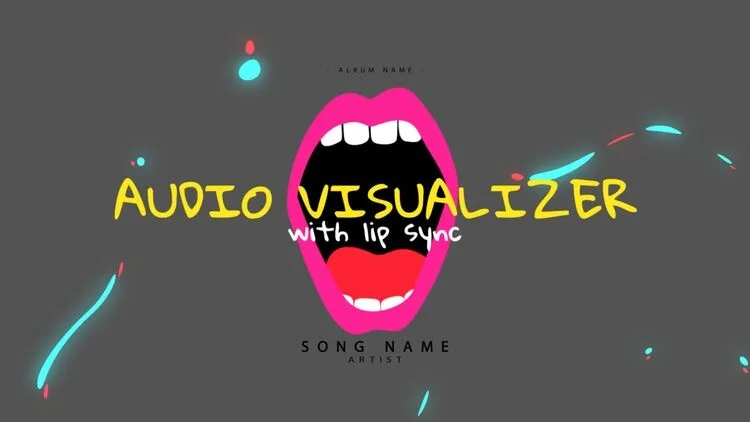 宣传歌曲的动画像素设计精选AE模板