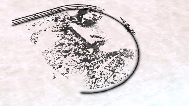 现代优雅的刮擦展示徽标像素设计精选AE模板