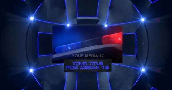 球体封闭空间视频墙特效像素设计精选AE模板 SPHERE