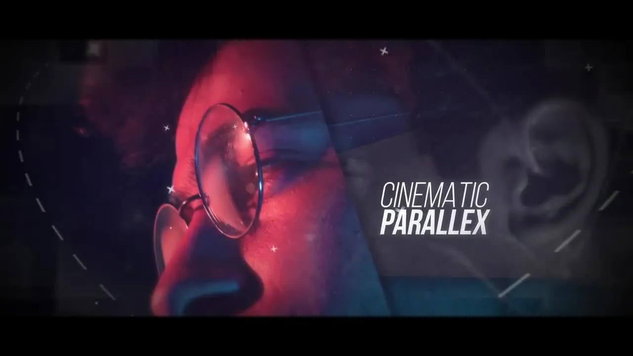 电影时差照片幻灯片展示像素设计精选AE模板