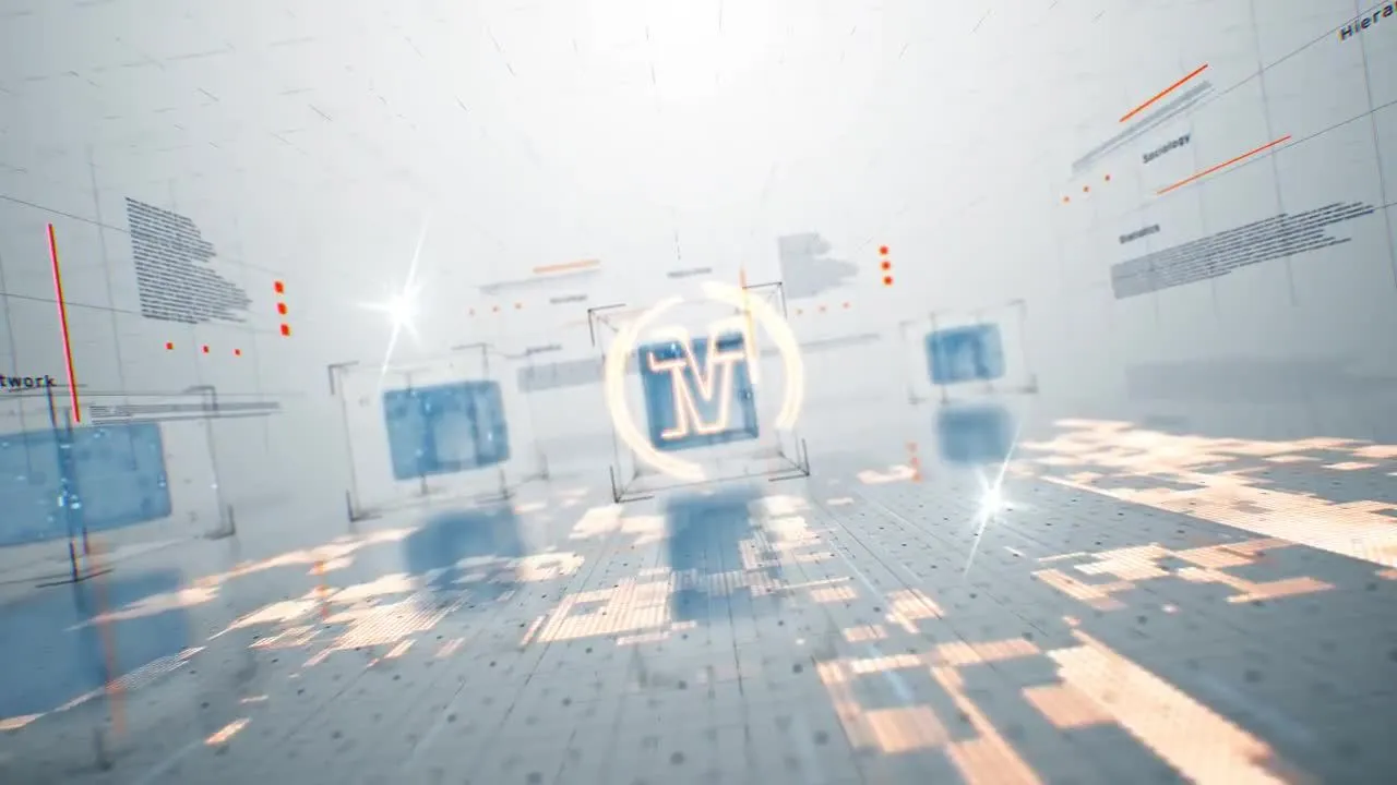 3D技术标志像素设计精选AE模板