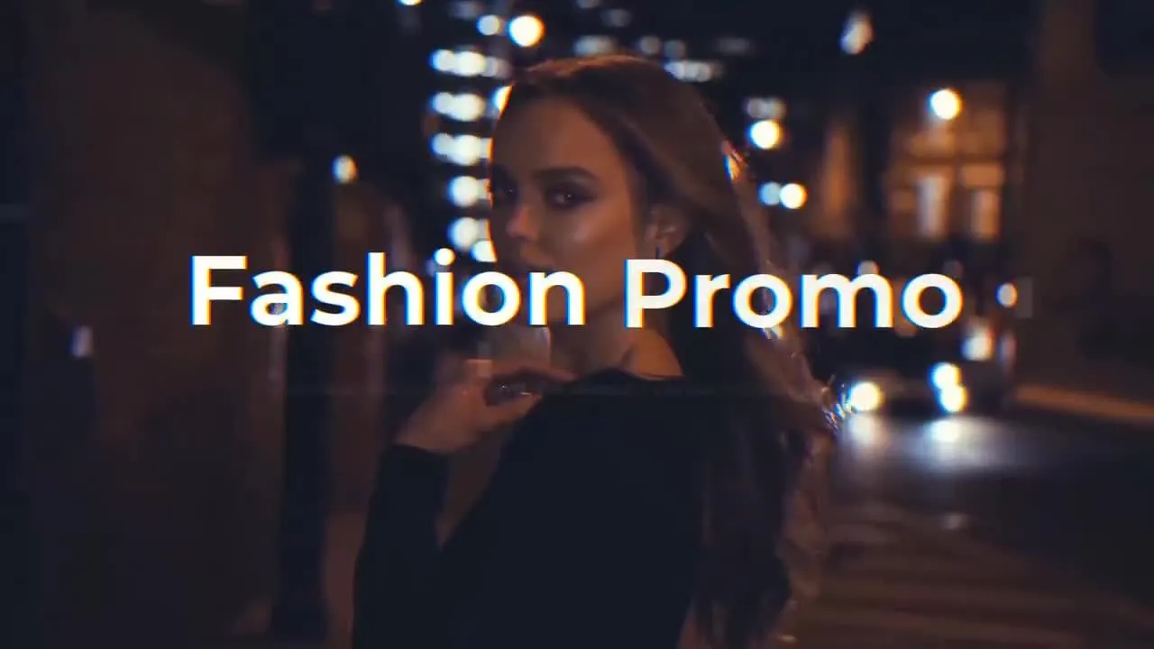 快速动态时尚的AE演示幻灯片素材