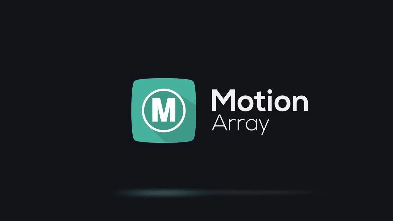 优雅的徽标显示ae模板