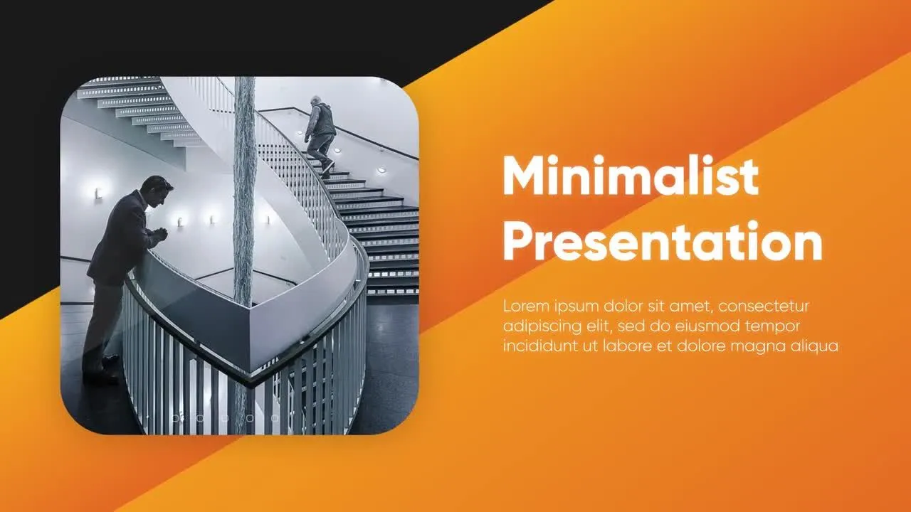 现代简约企业会议幻灯片图文切换转场特效像素设计精选AE模板