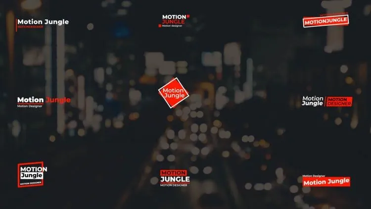 9个专业酷炫的低三分之一标题动画像素设计精选AE模板