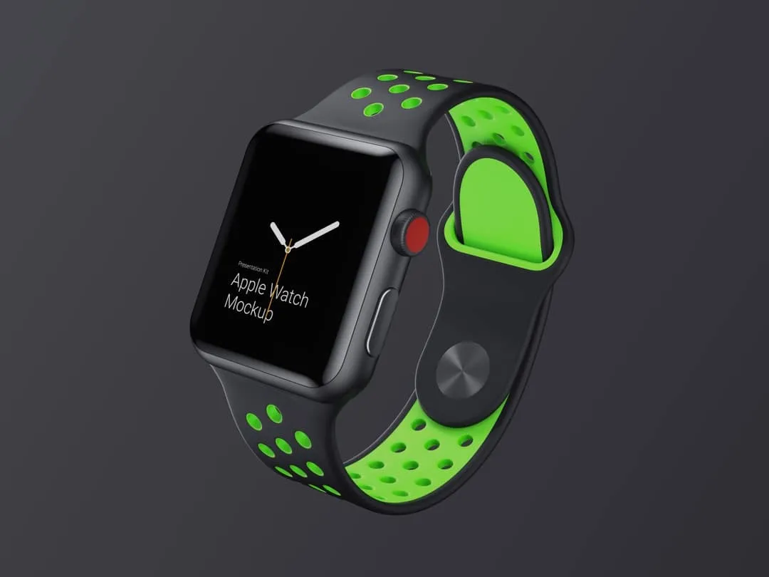 超级主流桌面amp;移动设备样机系列：Apple Watch 智能手表样机 [兼容PS,Sketch;共2.92GB]