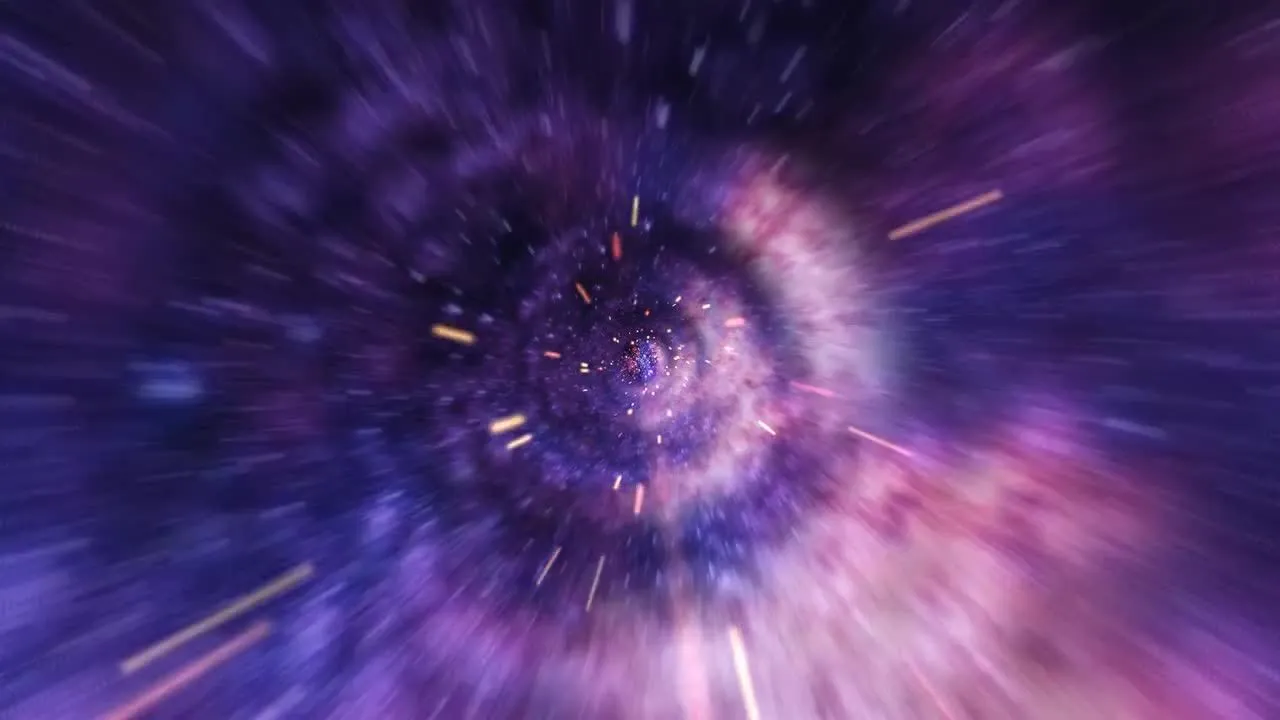 太空隧道标志展示像素设计精选AE模板