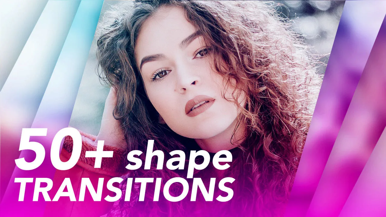 动态图形快速过渡效果片头展示像素设计精选AE模板