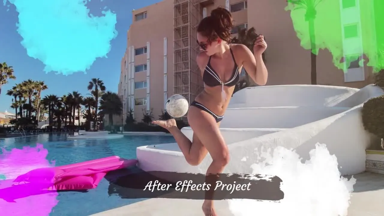 富有艺术感的照片幻灯片像素设计精选AE模板