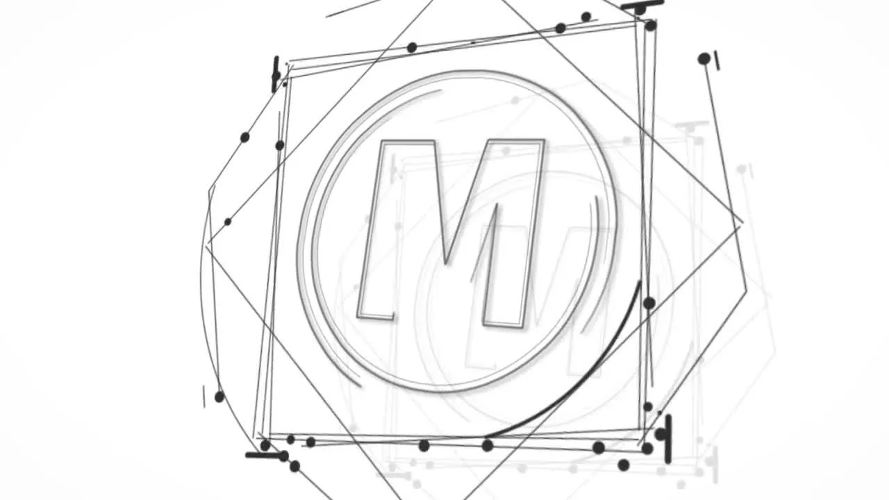 优雅的动态商业动画徽标像素设计精选AE模板