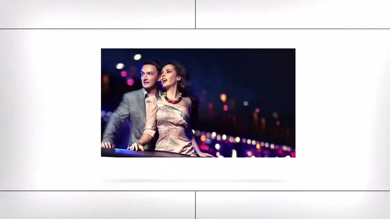 线条显示图像照片显示像素设计精选AE模板