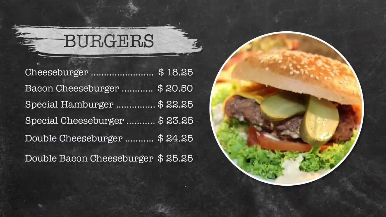 餐厅菜单像素设计精选AE模板