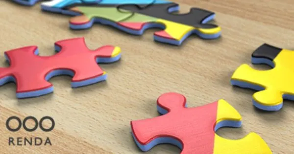 游戏拼图动画Logo演示像素设计精选AE模板 Jigsaw Puzzle Logo Reveal