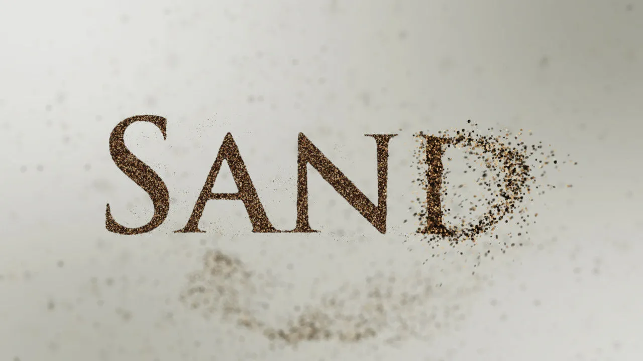 沙粒效果广告标志像素设计精选AE模板