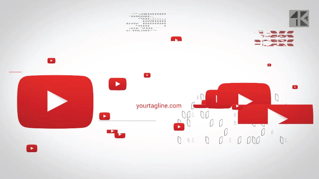 超酷4K现代科技感极强的彩色徽标动画像素设计精选AE模板