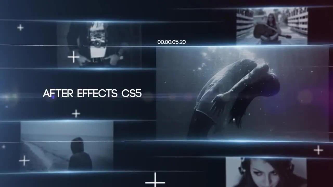 精美的动态幻灯片像素设计精选AE模板