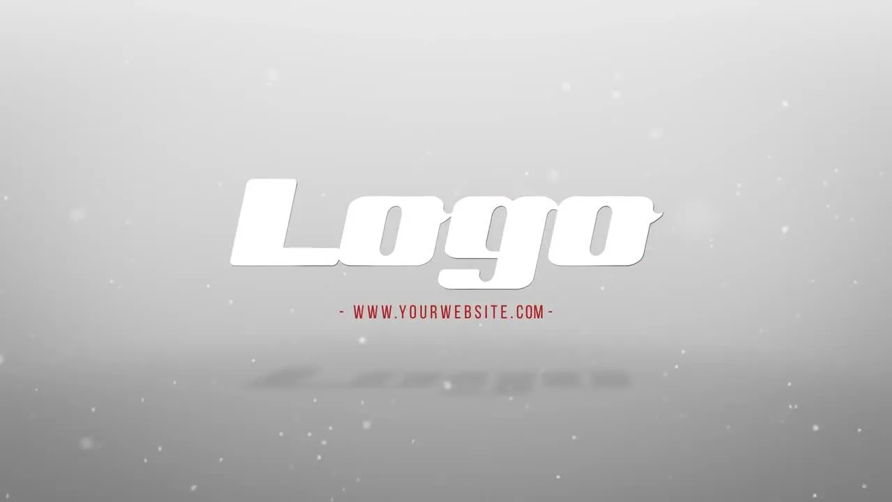 简单徽标显示像素设计精选AE模板