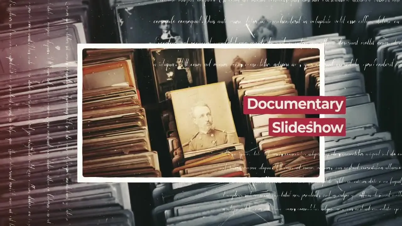 生动的纪录片幻灯片展示像素设计精选AE模板