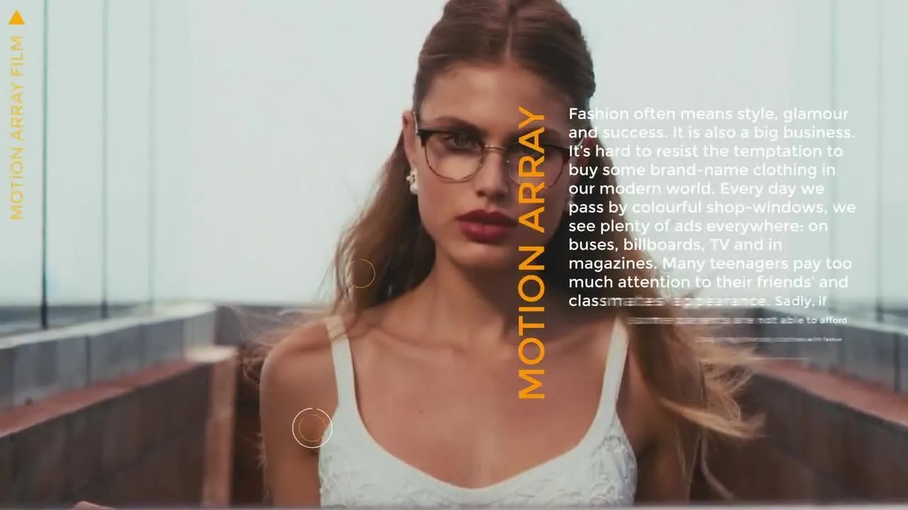 时尚品牌促销活动视频像素设计精选AE模板