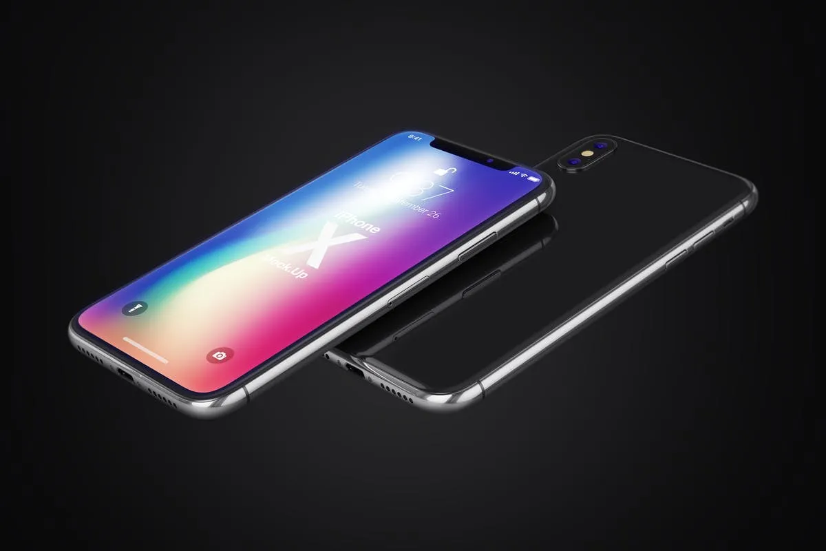 多角度iPhone X智能手机样机 Phone X Realistic Mock-Ups