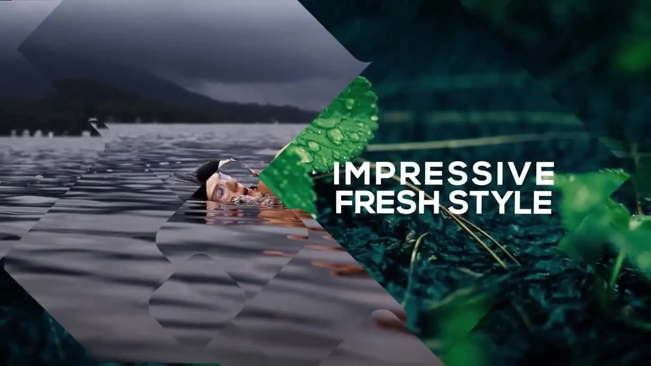 快速动态的的旅行预告片像素设计精选AE模板Stomp Opener