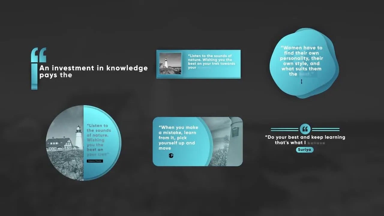 唯一报价标题像素设计精选AE模板