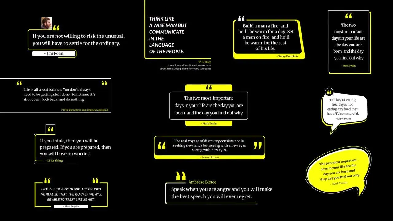 引用标题12个独特设计的标题动画像素设计精选AE模板