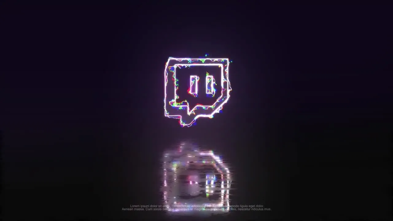 明亮快速特色优雅燃烧火焰徽标展示像素设计精选AE模板