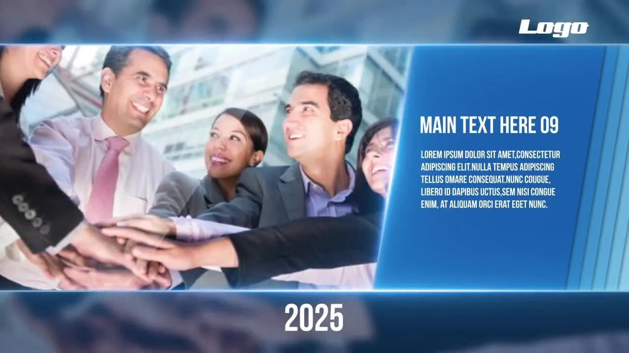 现代企业时间表像素设计精选AE模板