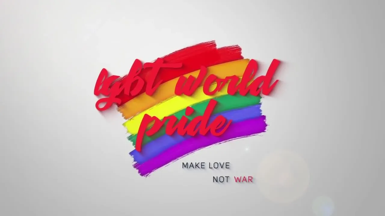 彩色彩虹幻灯片转场像素设计精选AE模板