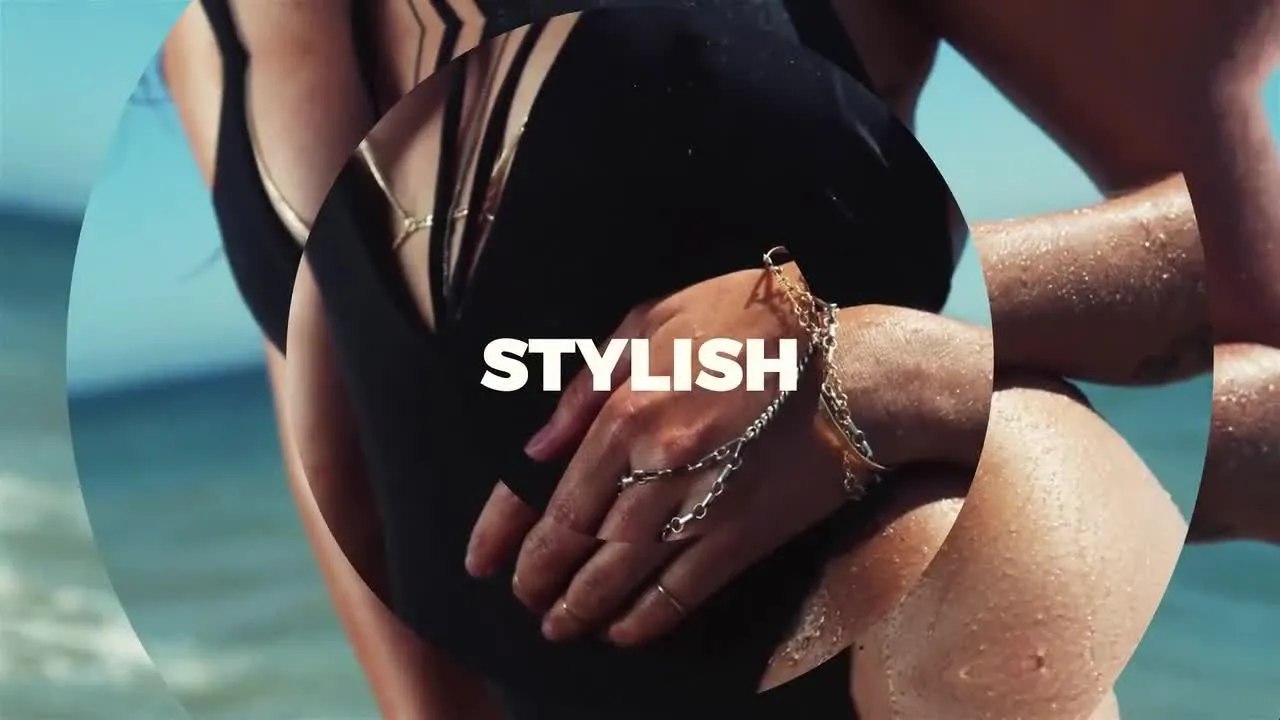 时尚动态照片视频精彩介绍像素设计精选AE模板