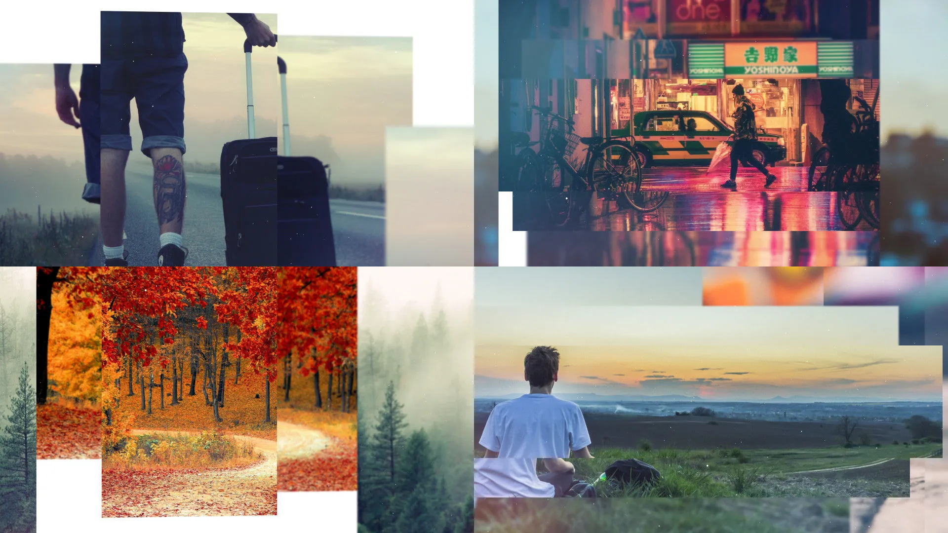 现代快速幻灯片动画像素设计精选AE模板