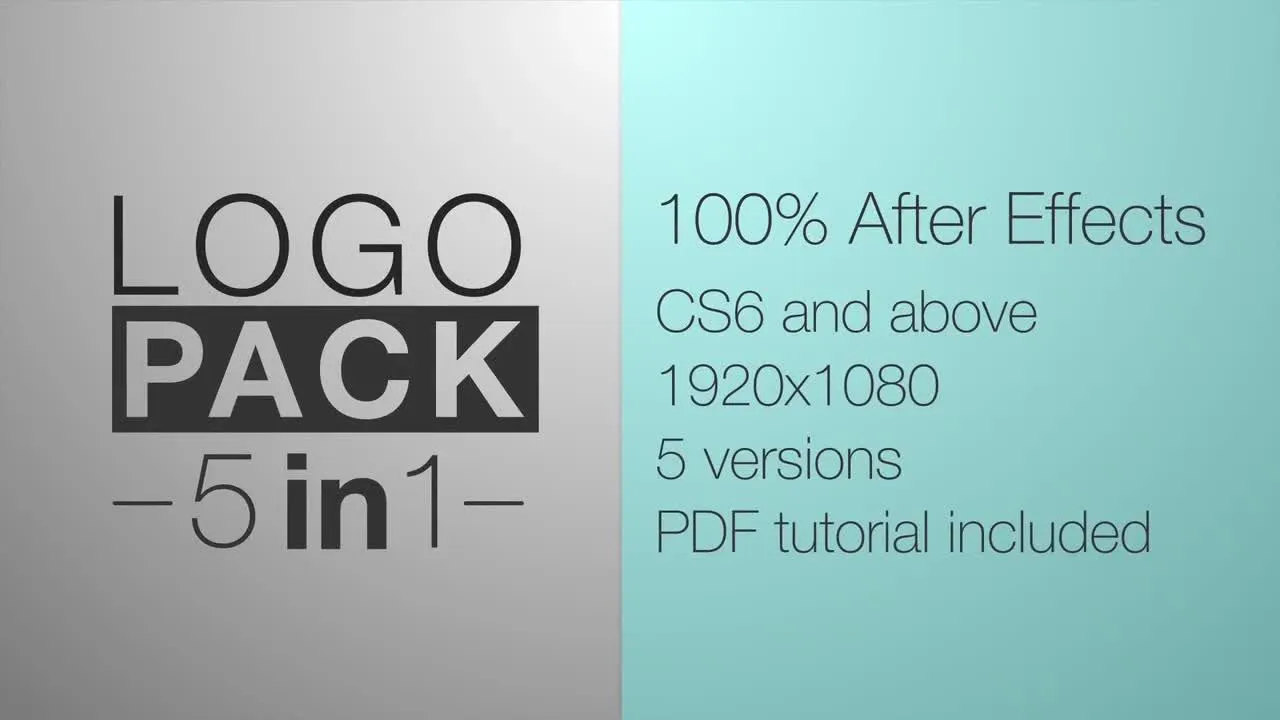 充满活力且富有创意徽标显示像素设计精选AE模板