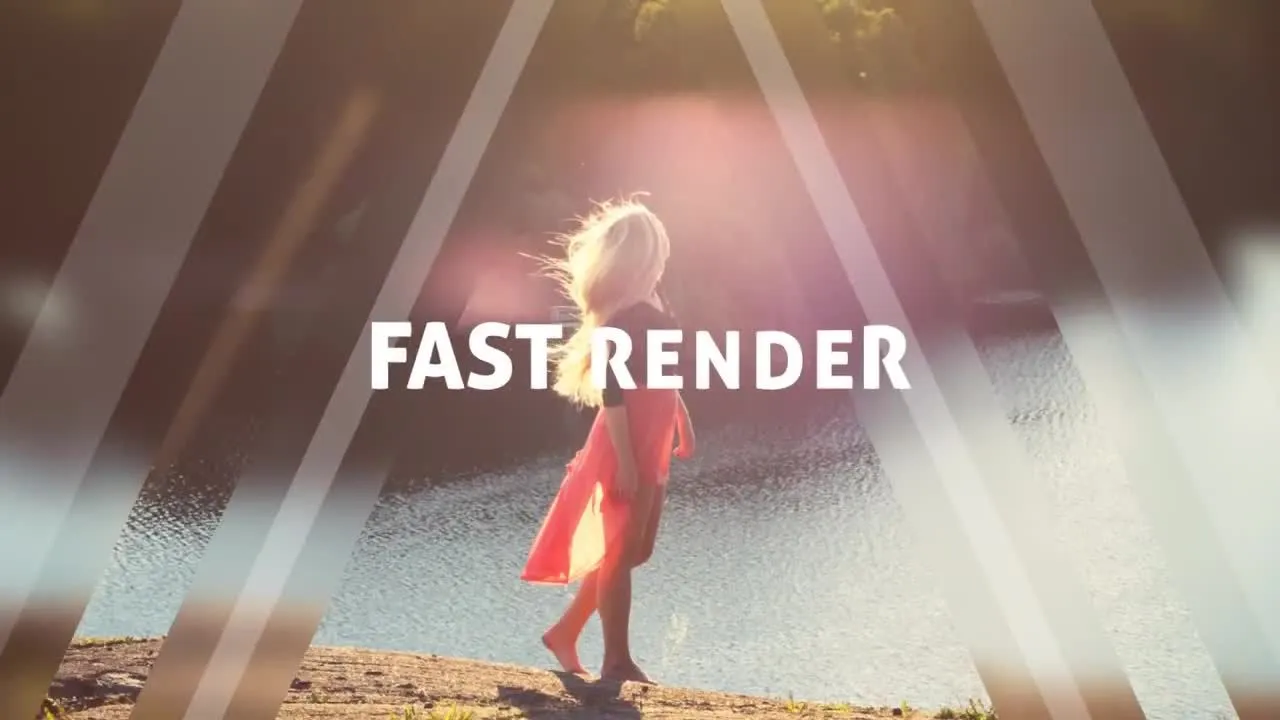 简短酷炫动画幻灯片像素设计精选AE模板