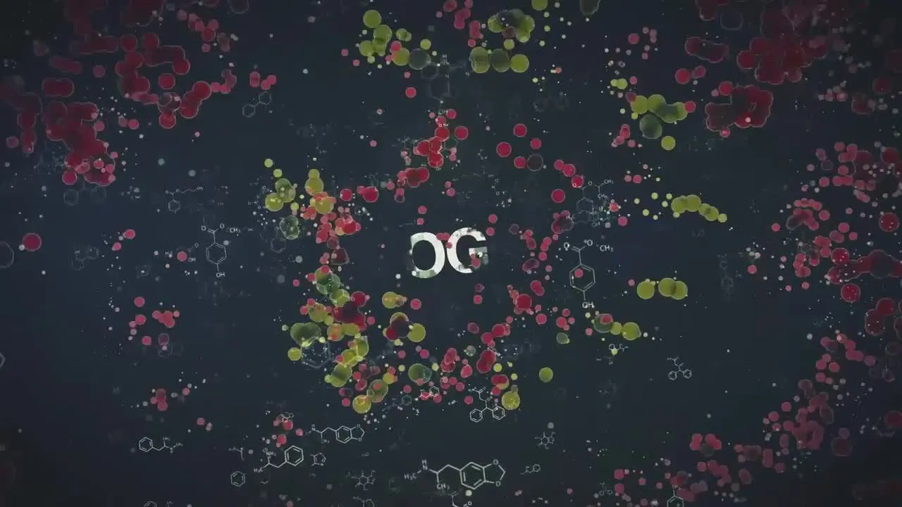 黑暗动态的有机徽标展示像素设计精选AE模板