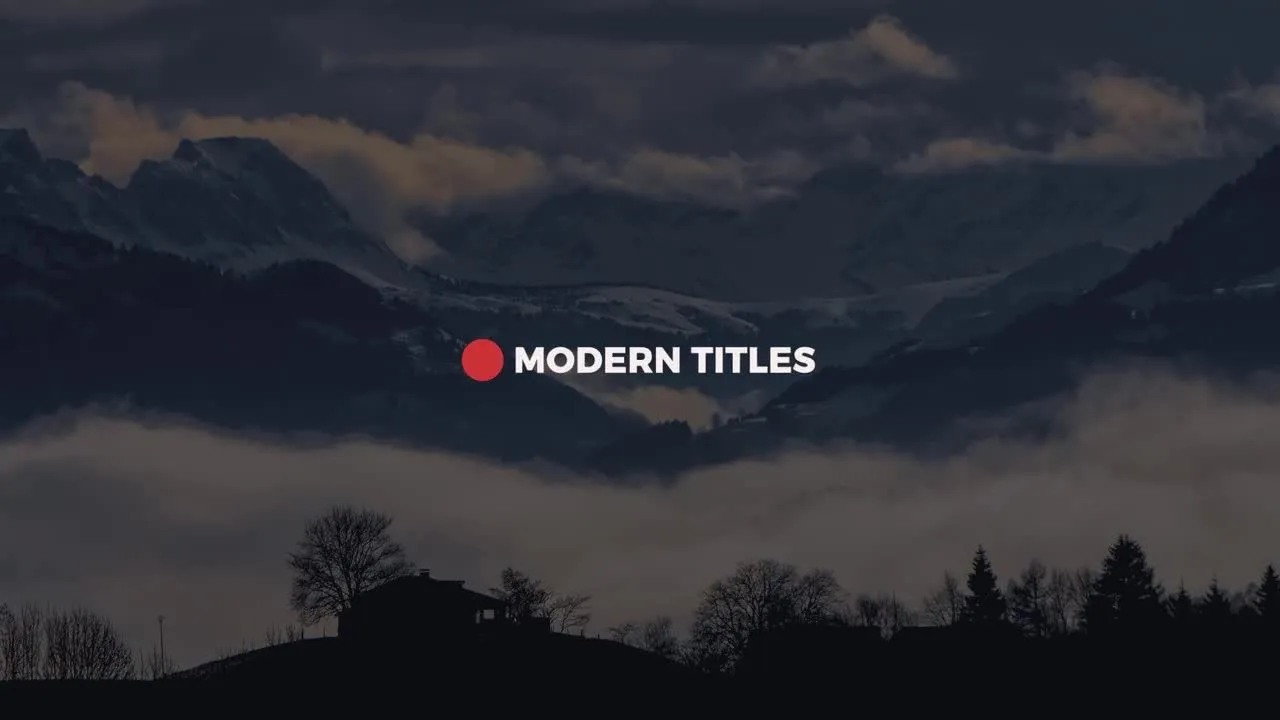 10款迷你字幕标题动画AE模版