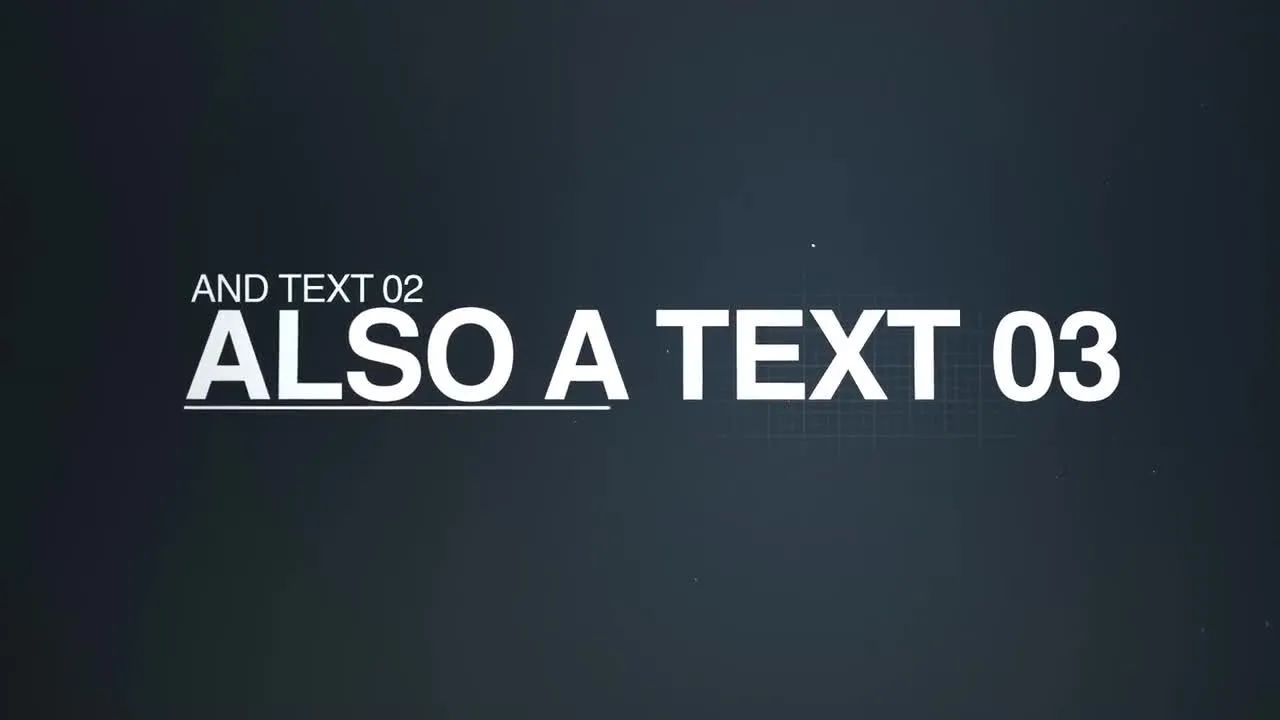 现代文本介绍像素设计精选AE模板