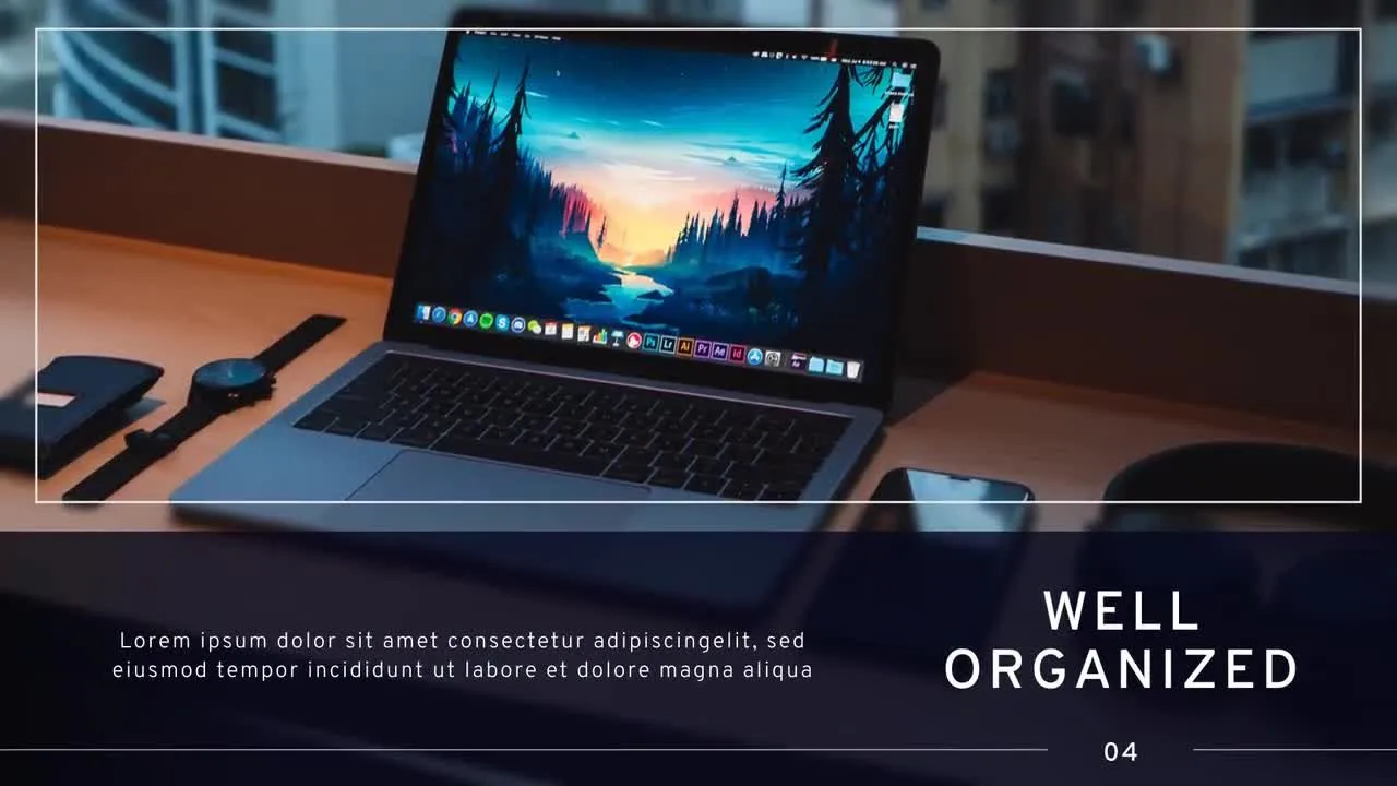 现代简单新颖的商务幻灯片像素设计精选AE模板