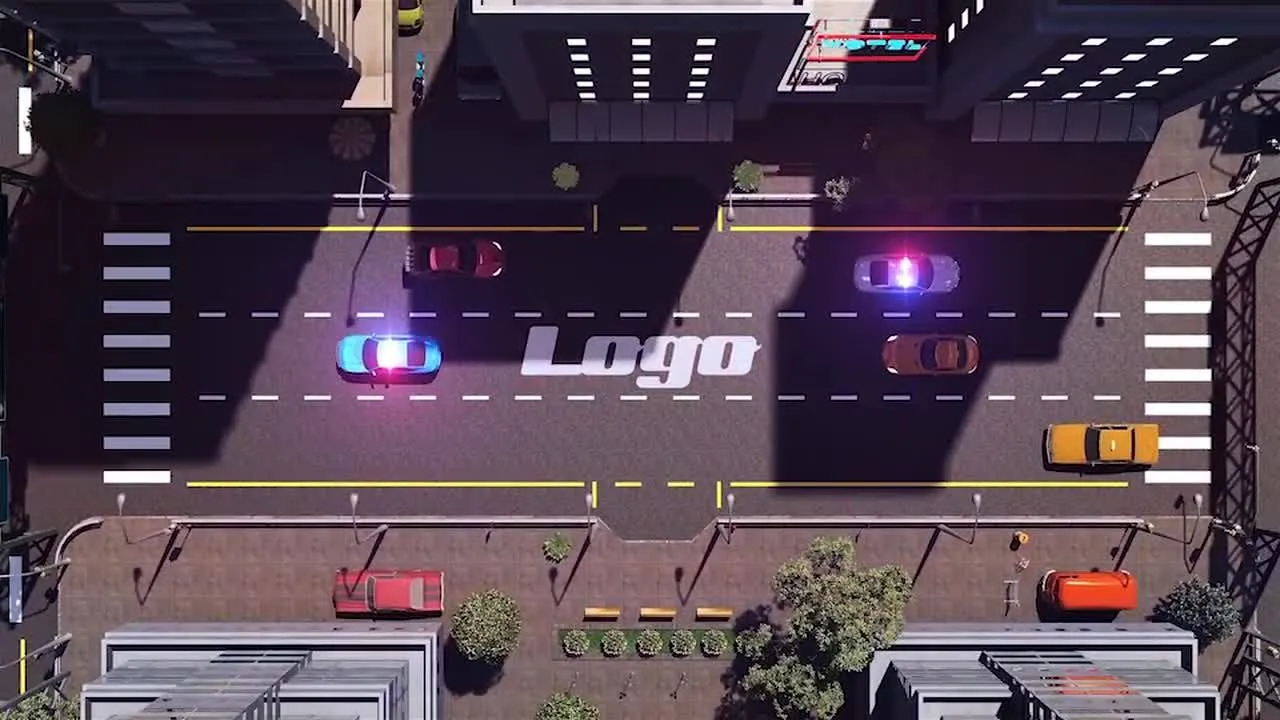 3个版本的3D城市开启包像素设计精选AE模板