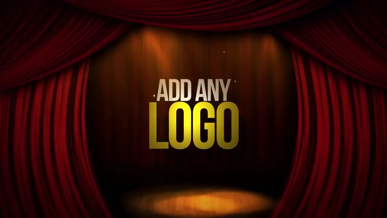 优雅的窗帘显示像素设计精选AE模板