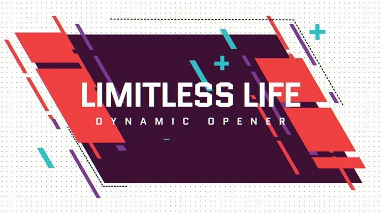 专业优雅的运动开场白像素设计精选AE模板