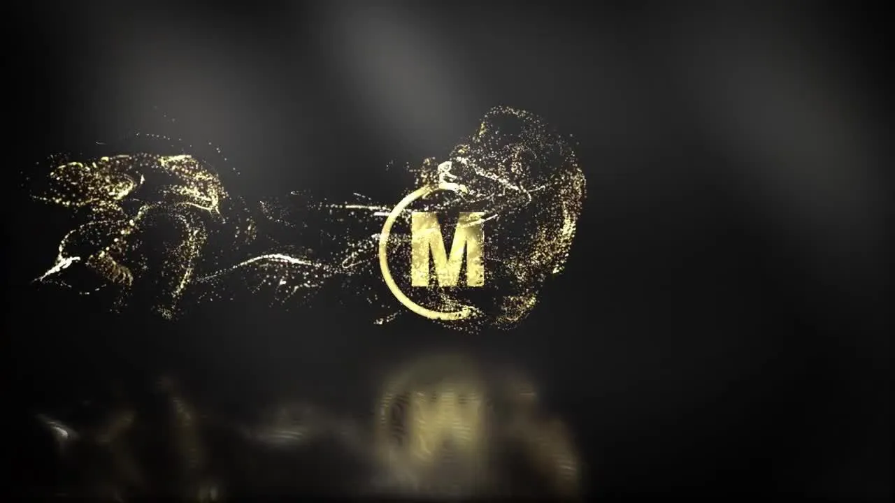 豪华颗粒徽标像素设计精选AE模板