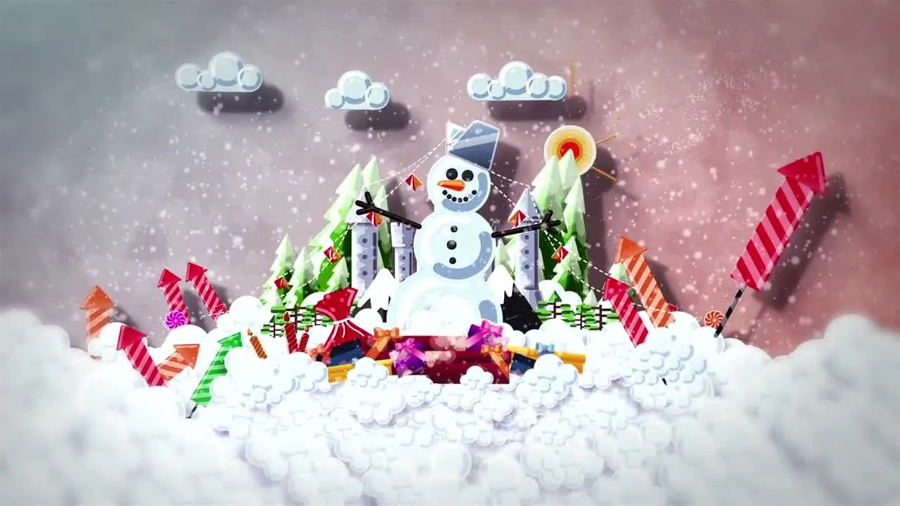 卡通假日logo展示动画像素设计精选AE模板