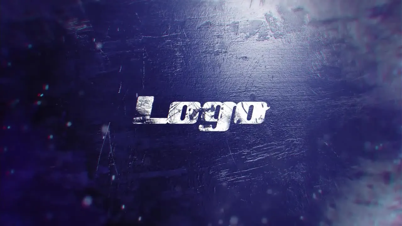 垃圾金属和油漆标志像素设计精选AE模板