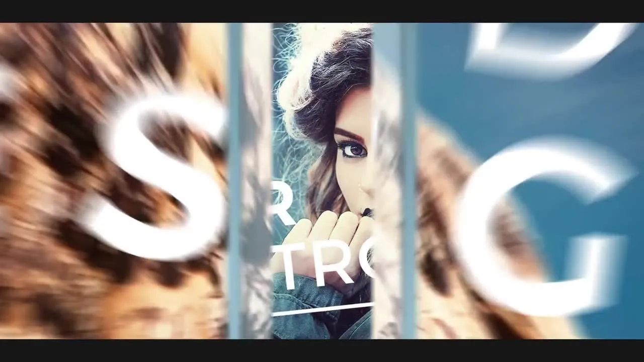 清晰度效果新产品照片展示像素设计精选AE模板